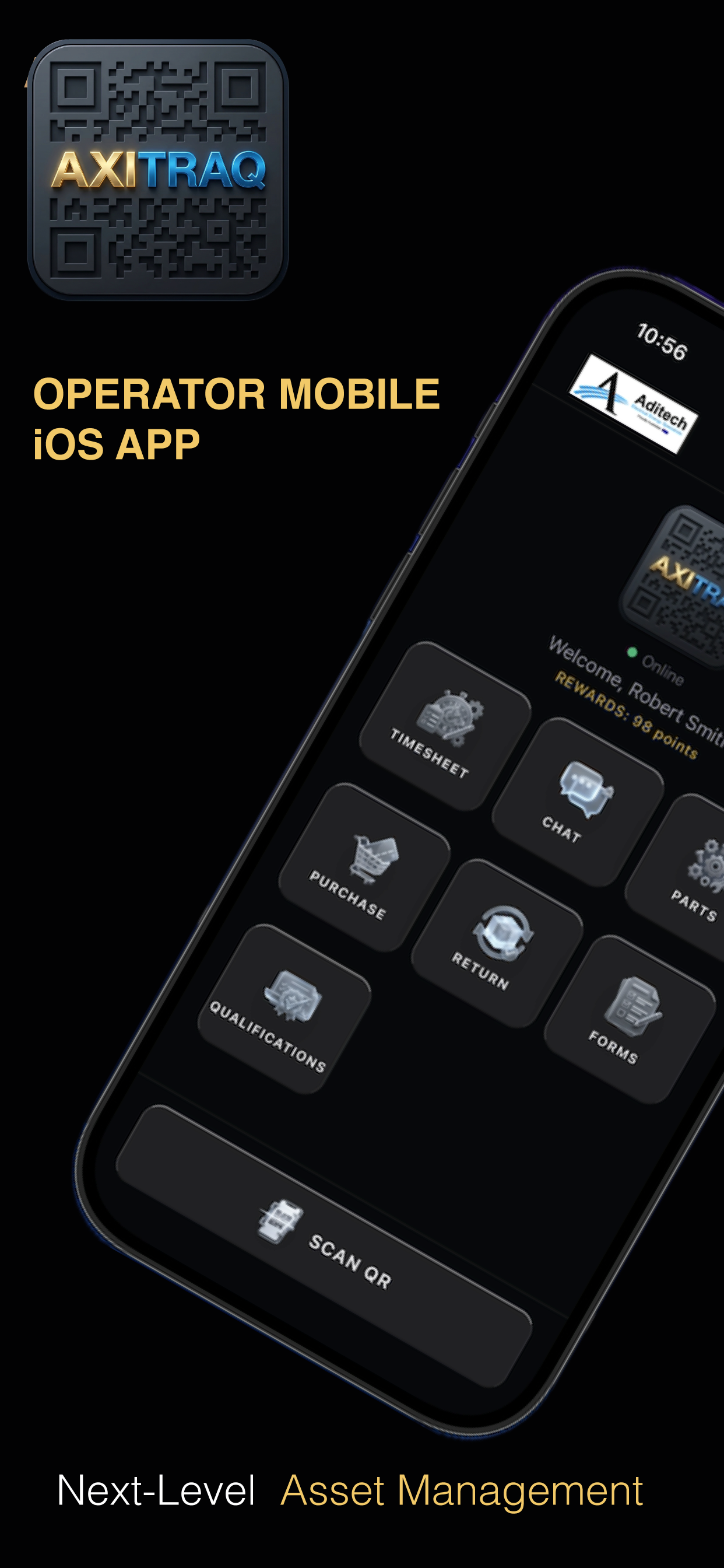AXITRAQ Mobile Operator App for iOS and Android